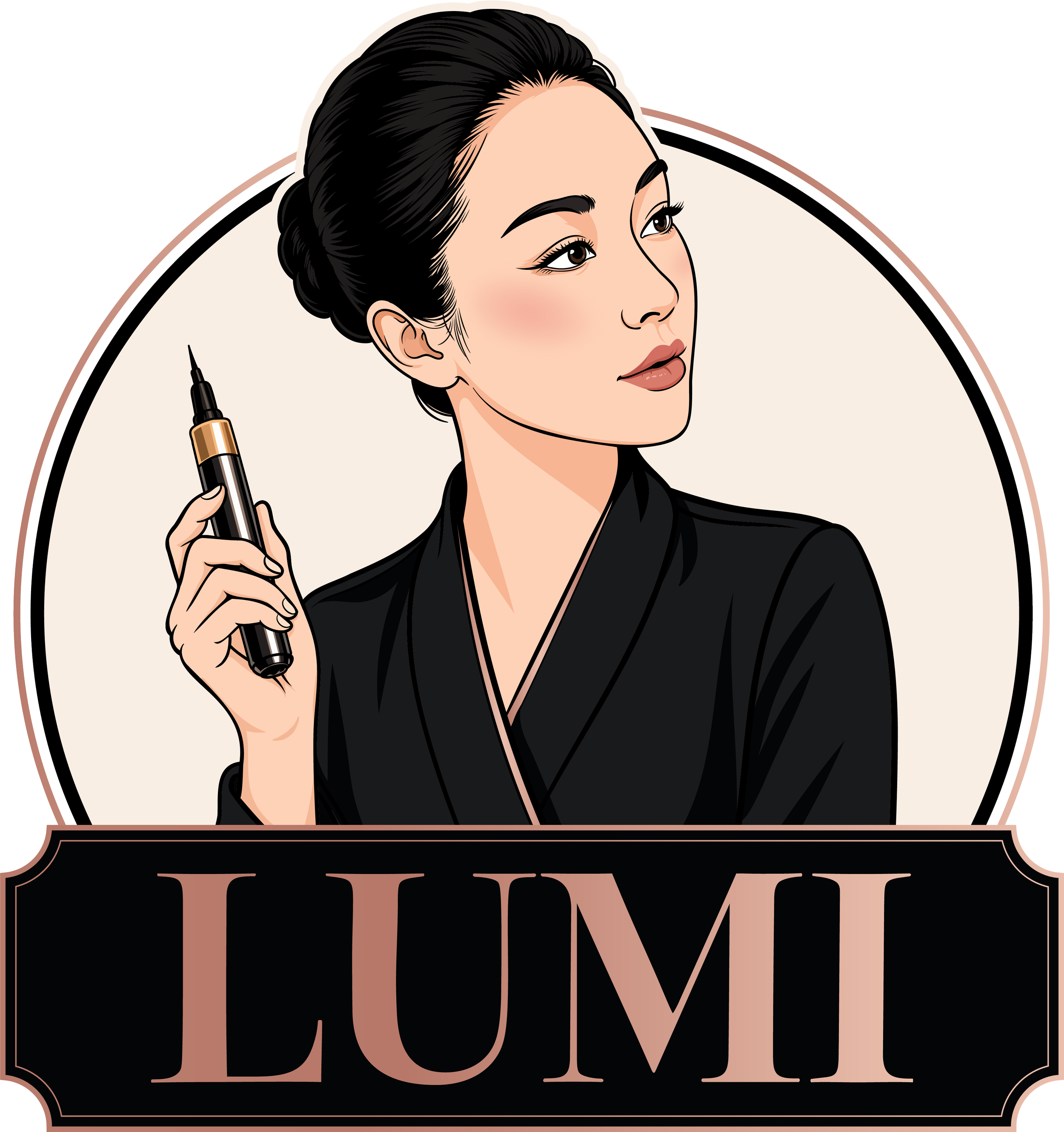 Lumi SMP & PMU permanent makeup studio logo in Bellevue, Washington
