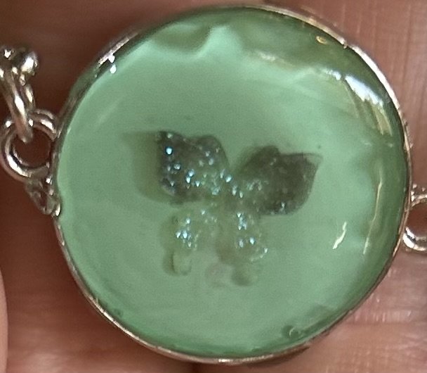 Mint Meadow Butterfly Bracelet