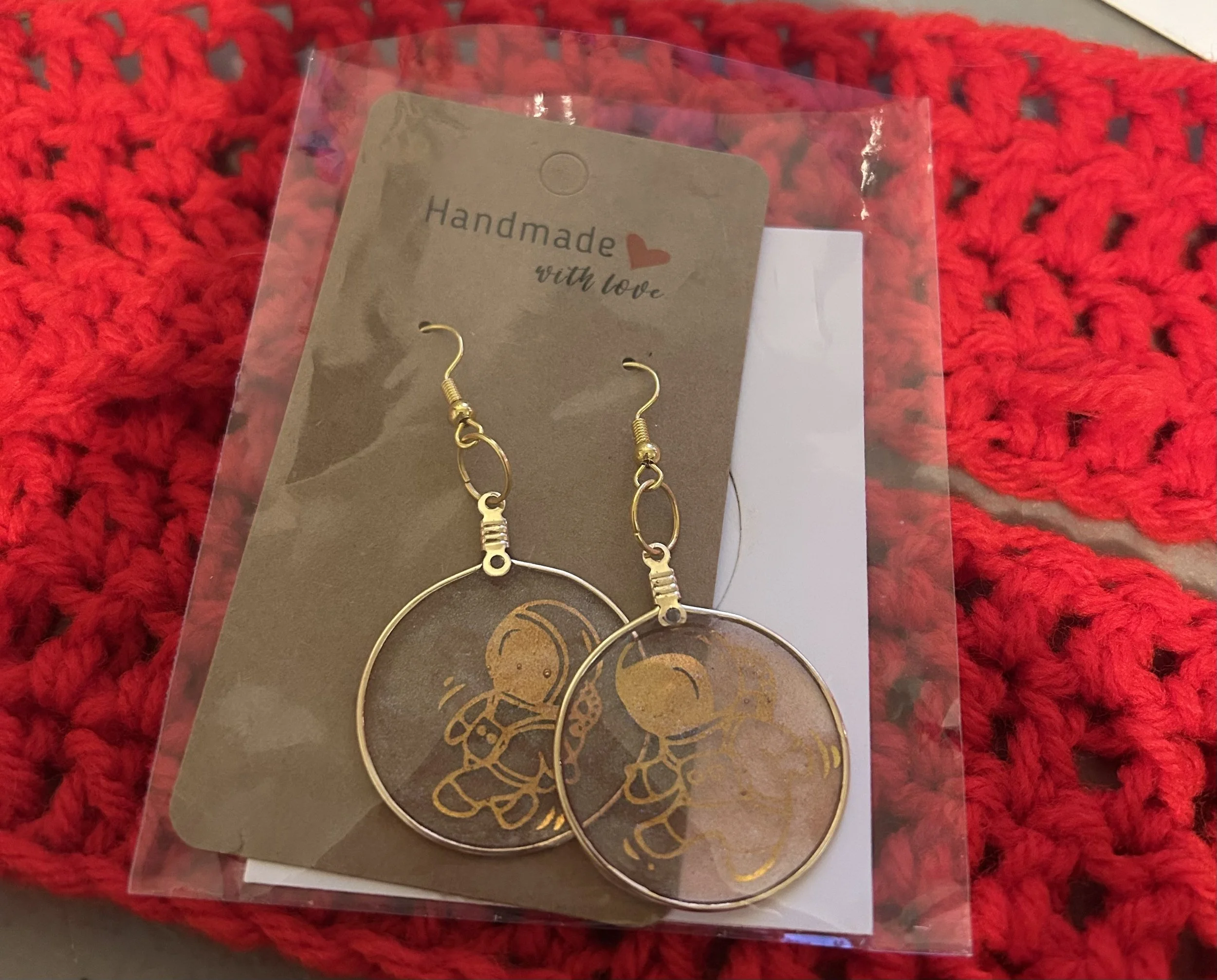 Astronaut Earrings
