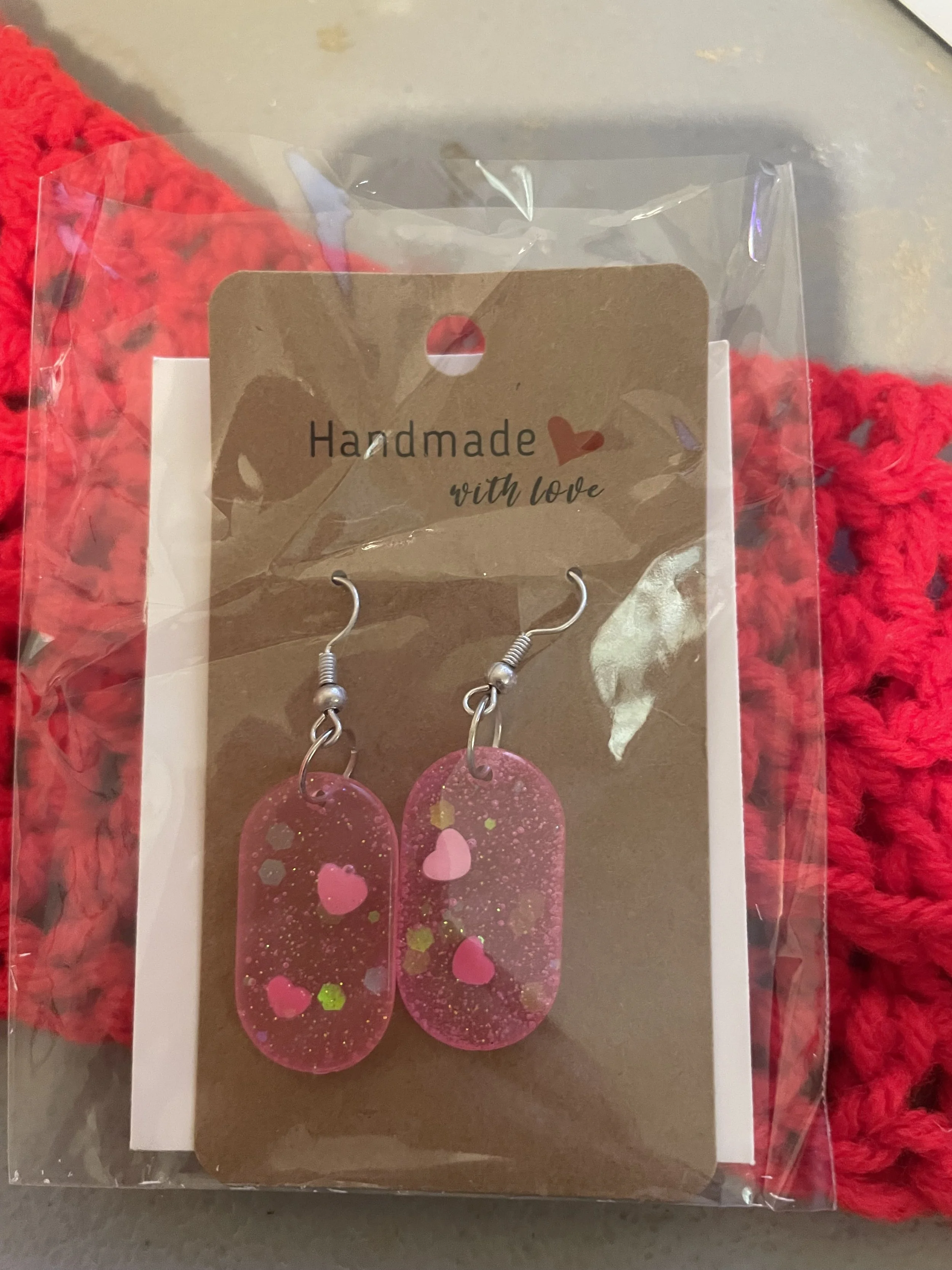 Heart Glow in the Dark Earrings