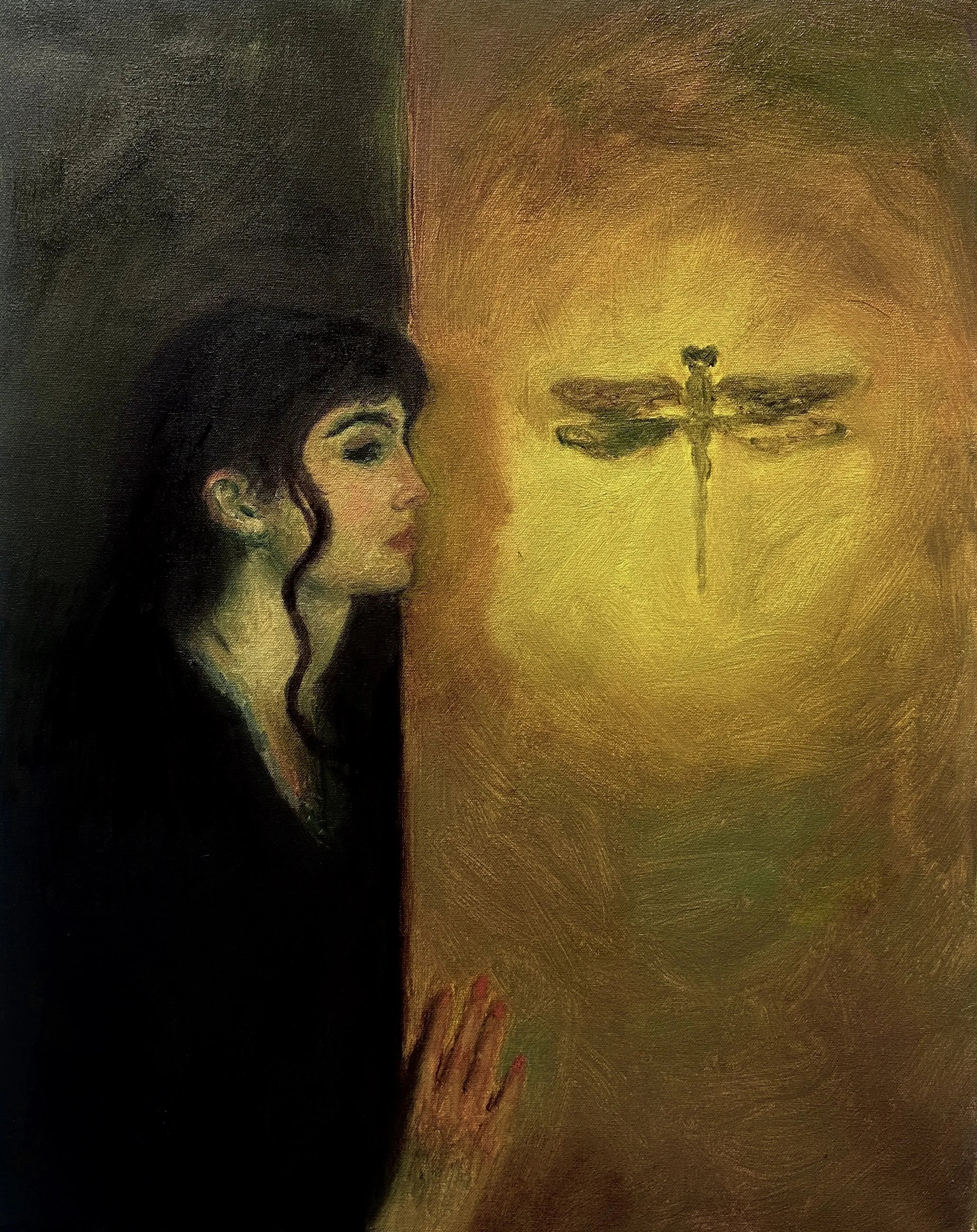 it's like a whisper (24inx36in, oil on canvas)