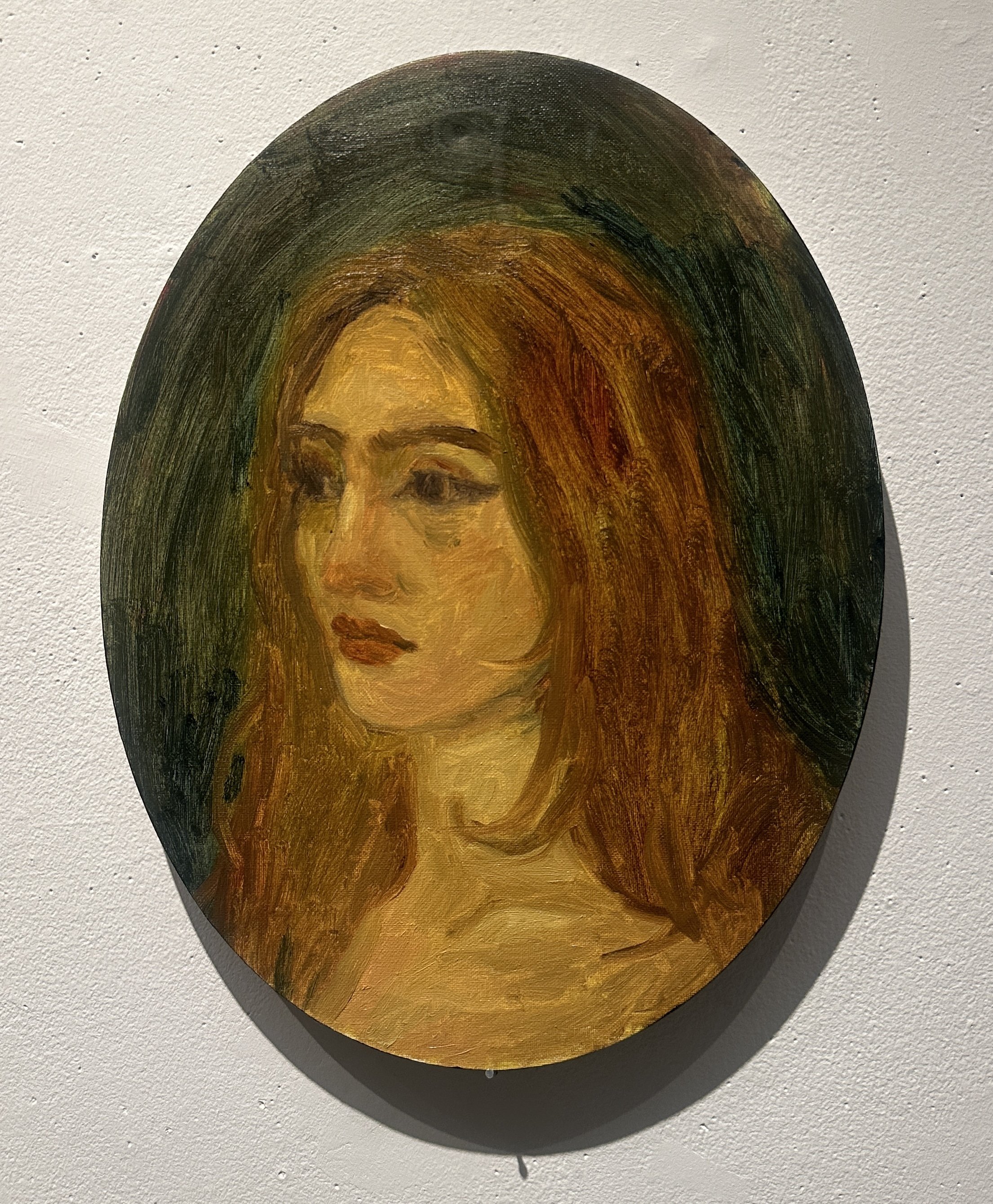 portrait (roughly 7inx11in, oil on canvas)