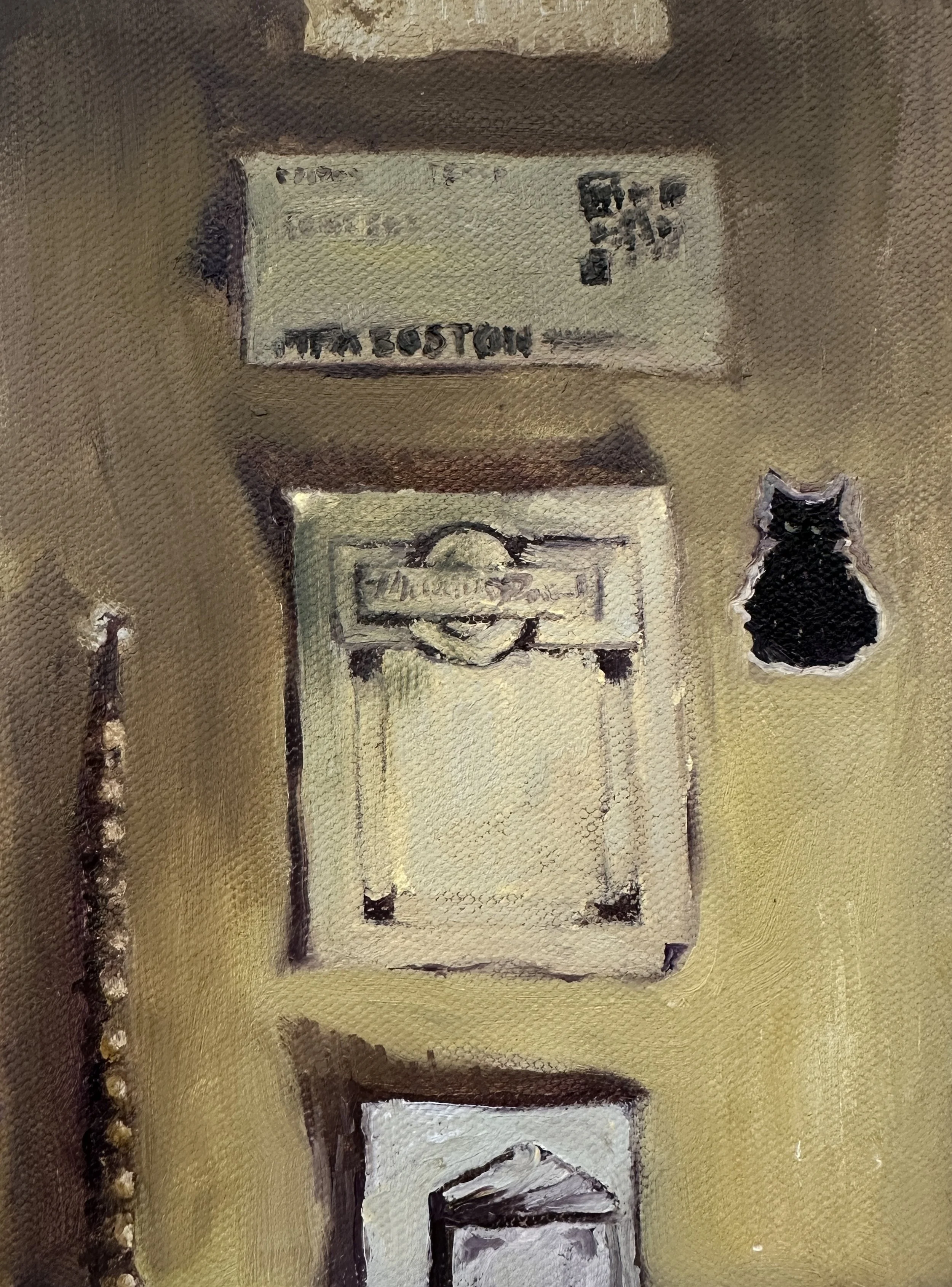 trompe-l'œil no. 3 (4inx6in, oil on canvas)