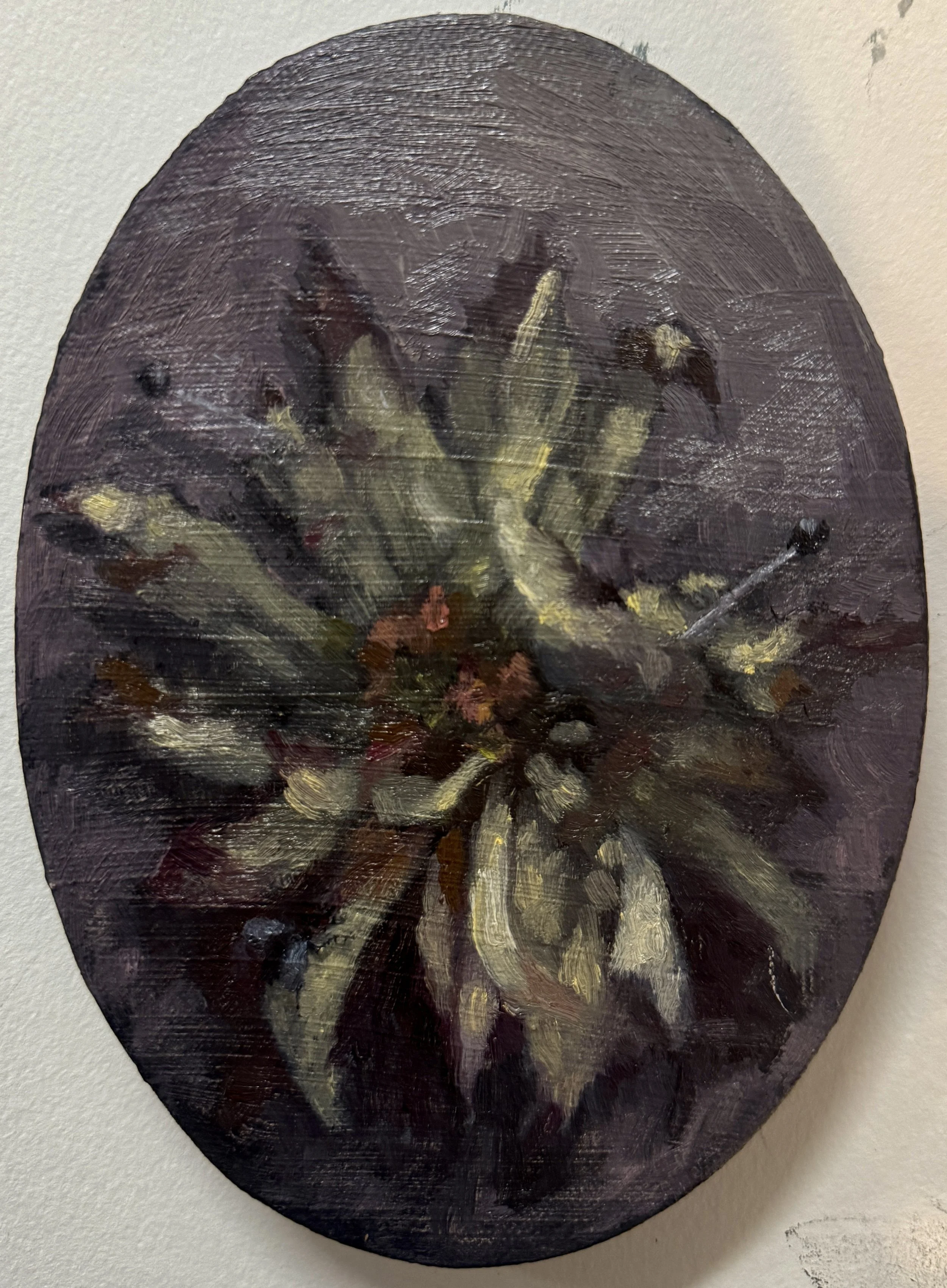 carrion flower (roughly 4inx6in, oil on canvas)