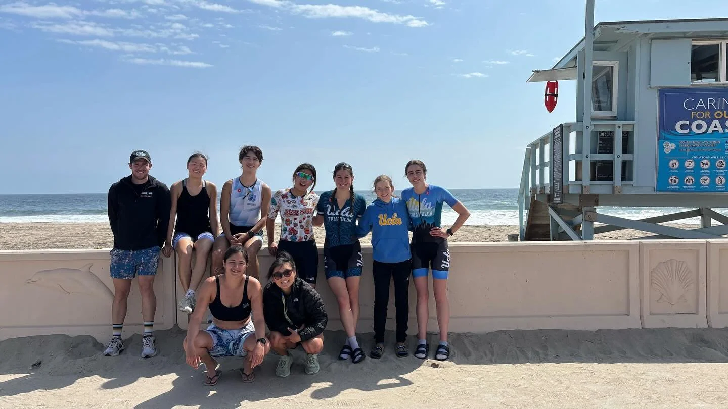 The UCLA Tri Team has done some awesome things to finish out the year!

We had an inter-squad 70.3 in Malibu, rode a century with UCSB from their campus back to UCLA, joined the famous Holiday Mandy ride to set new PRs on Mandeville Canyon, spent Fri
