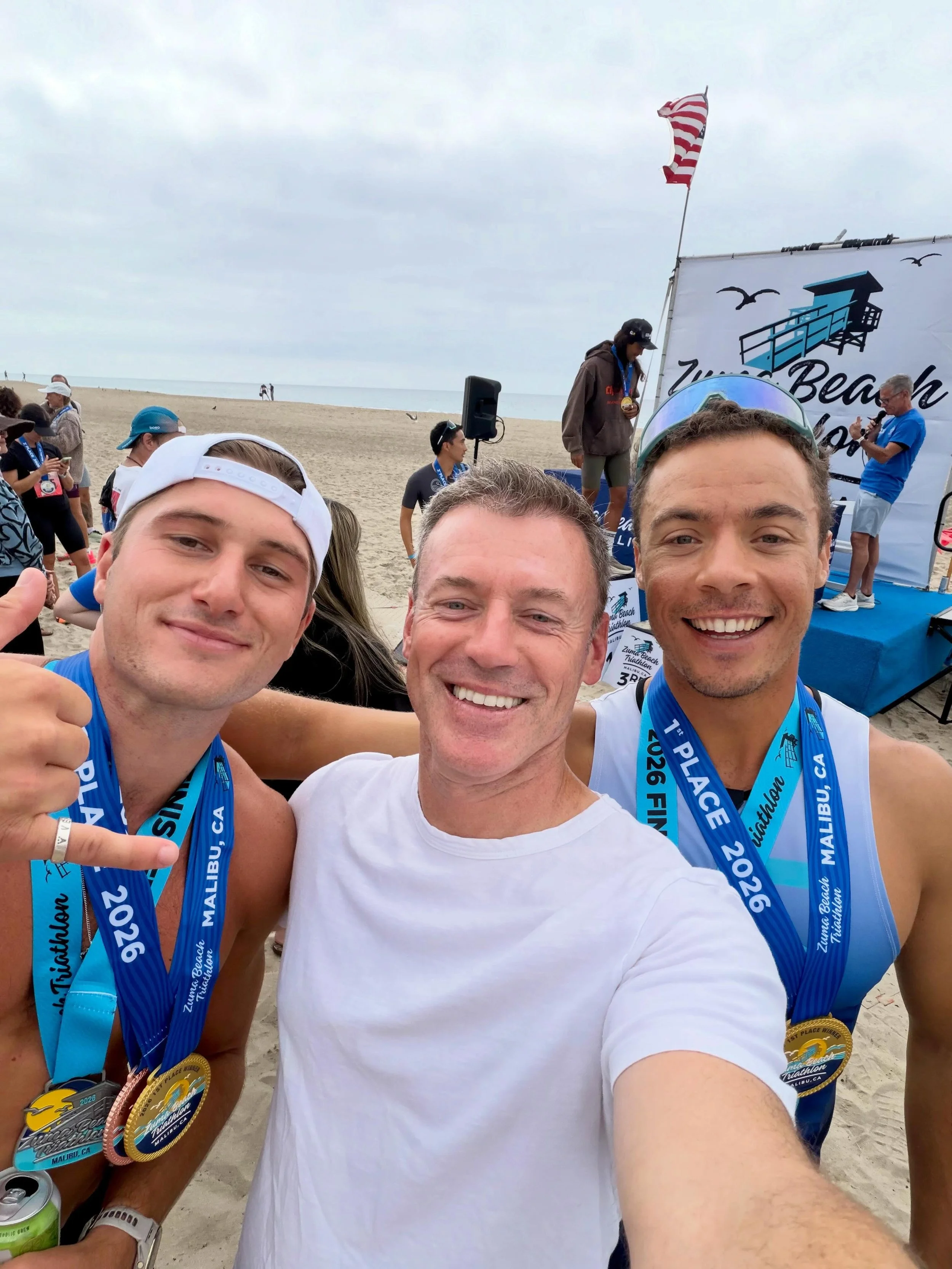 Huge weekend for WP Endurance athletes @alx.gdmn and @stevenmgerry at Malibu Triathlon!

Alex locked up the overall win in the Zuma distance, and Steven took home third overall and first age group in the Olympic. The boys were flying out there! Both 