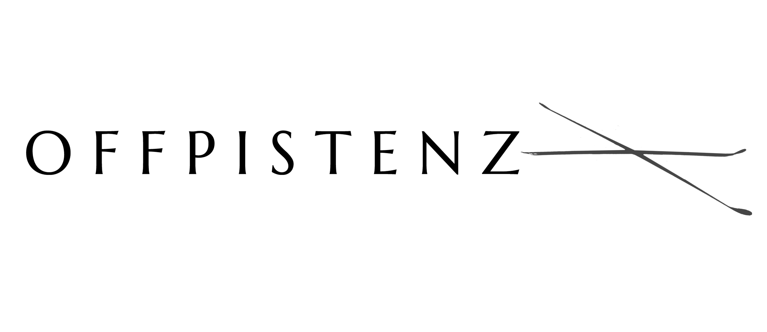 Logo with crossed skis