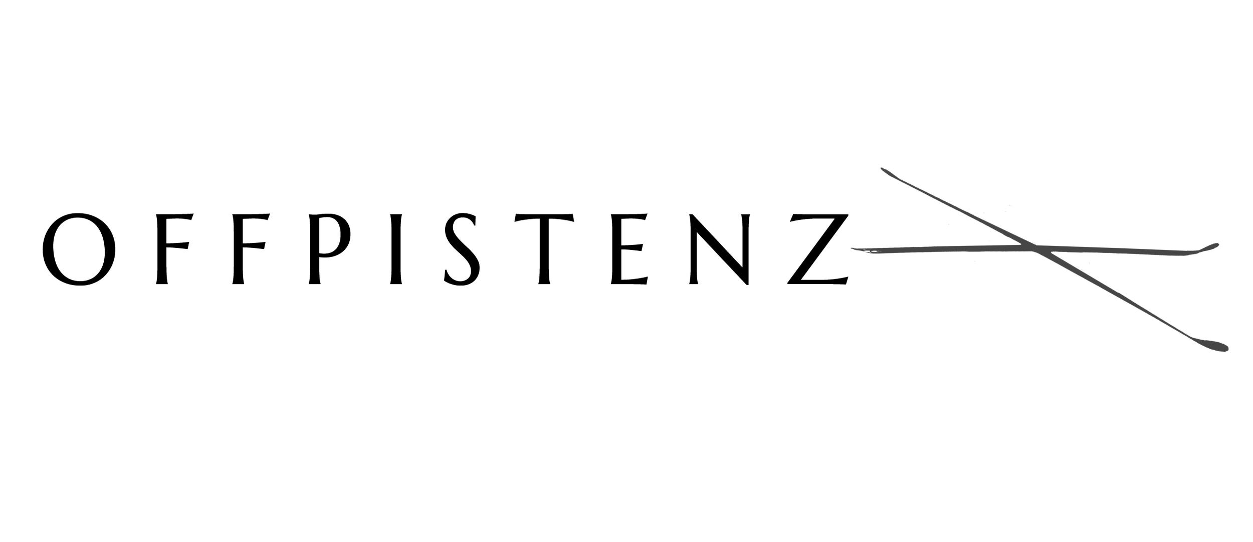 Logo with crossed skis