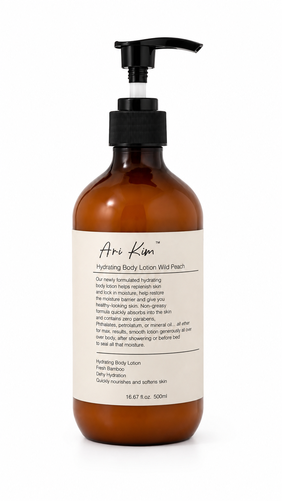 Ari Kim Hydrating Body Lotion – Wild Peach