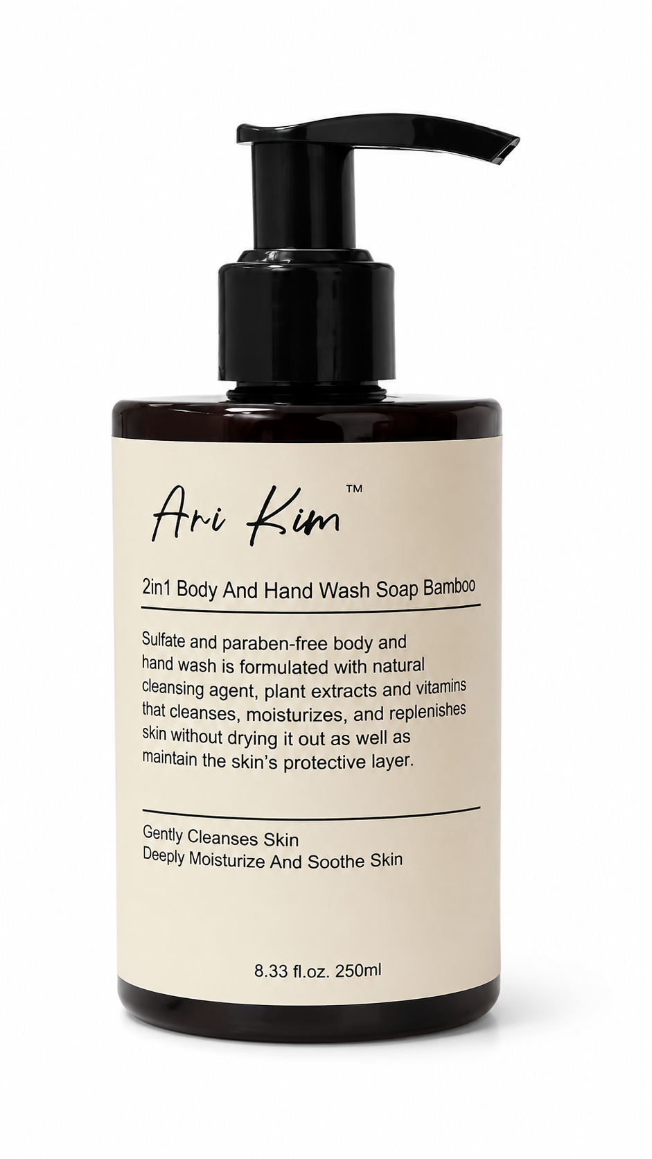 Ari Kim 2-in-1 Body & Hand Wash Soap – Bamboo