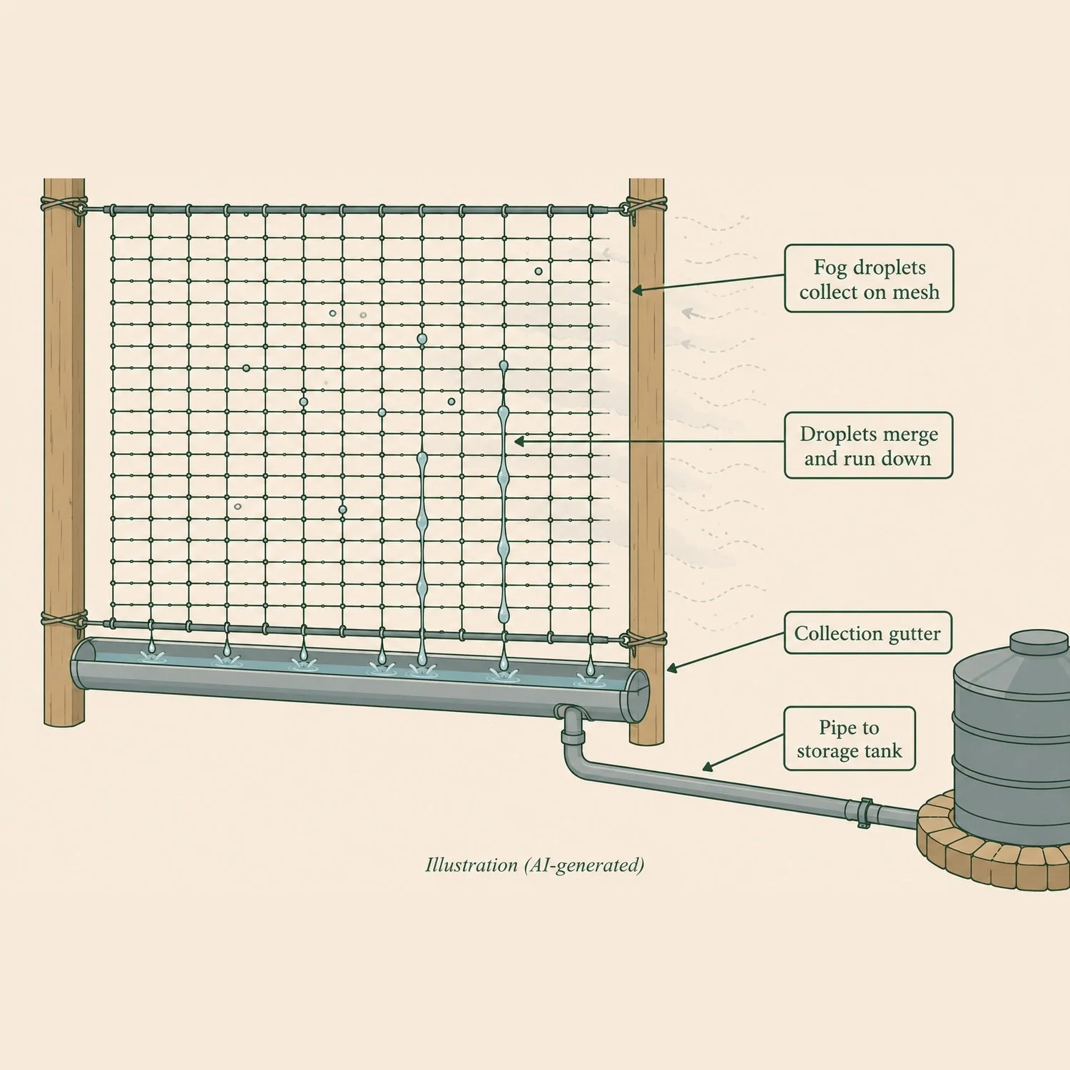 Fog Nets — Drinking Water from Mist
