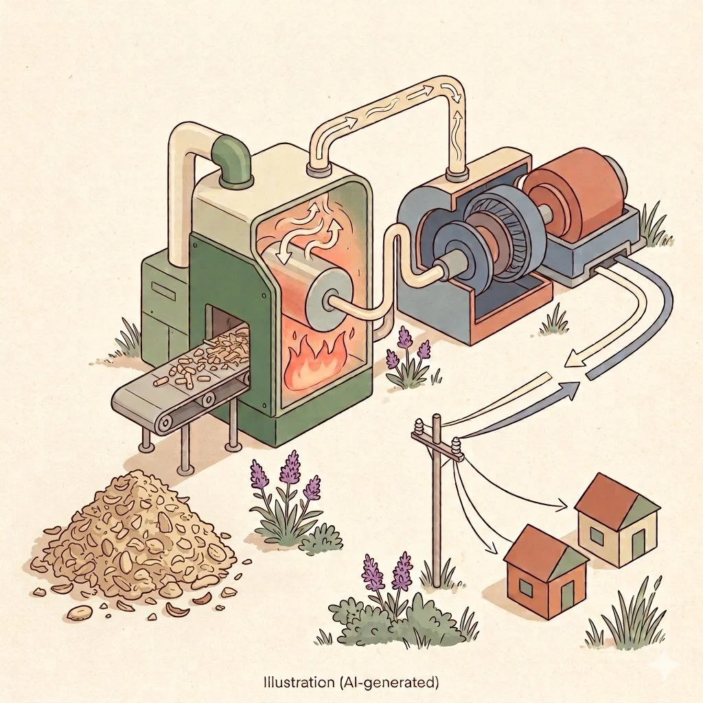 Ticino Biomasa — A Town Powered by Peanut Shells