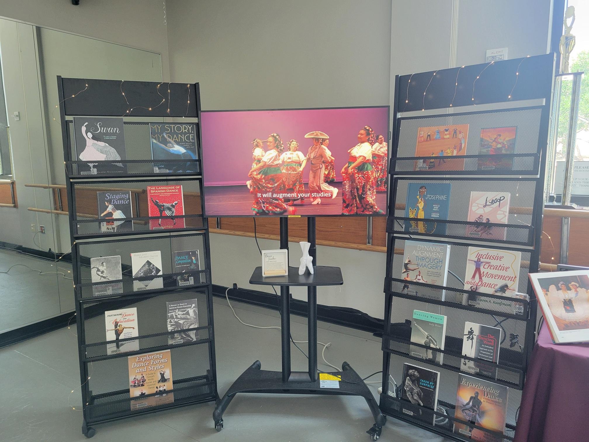 The Outreach Unit of the Library worked closely with the Dance Program and the Public Relations and Marketing Office to create a promotional video to play during the event.