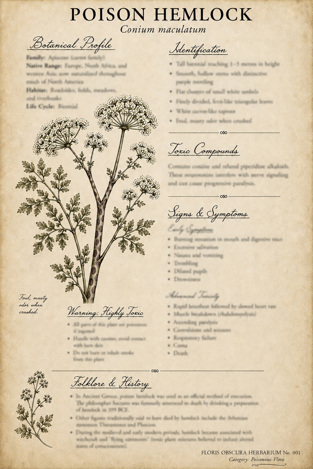 The Herbarium - No. 01 Hemlock