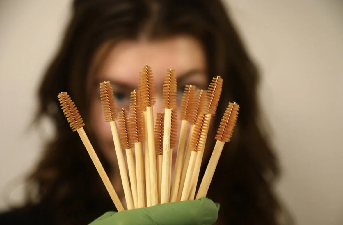 brow brushes, brow spoolies, brow wax, woodbury, long island, new york