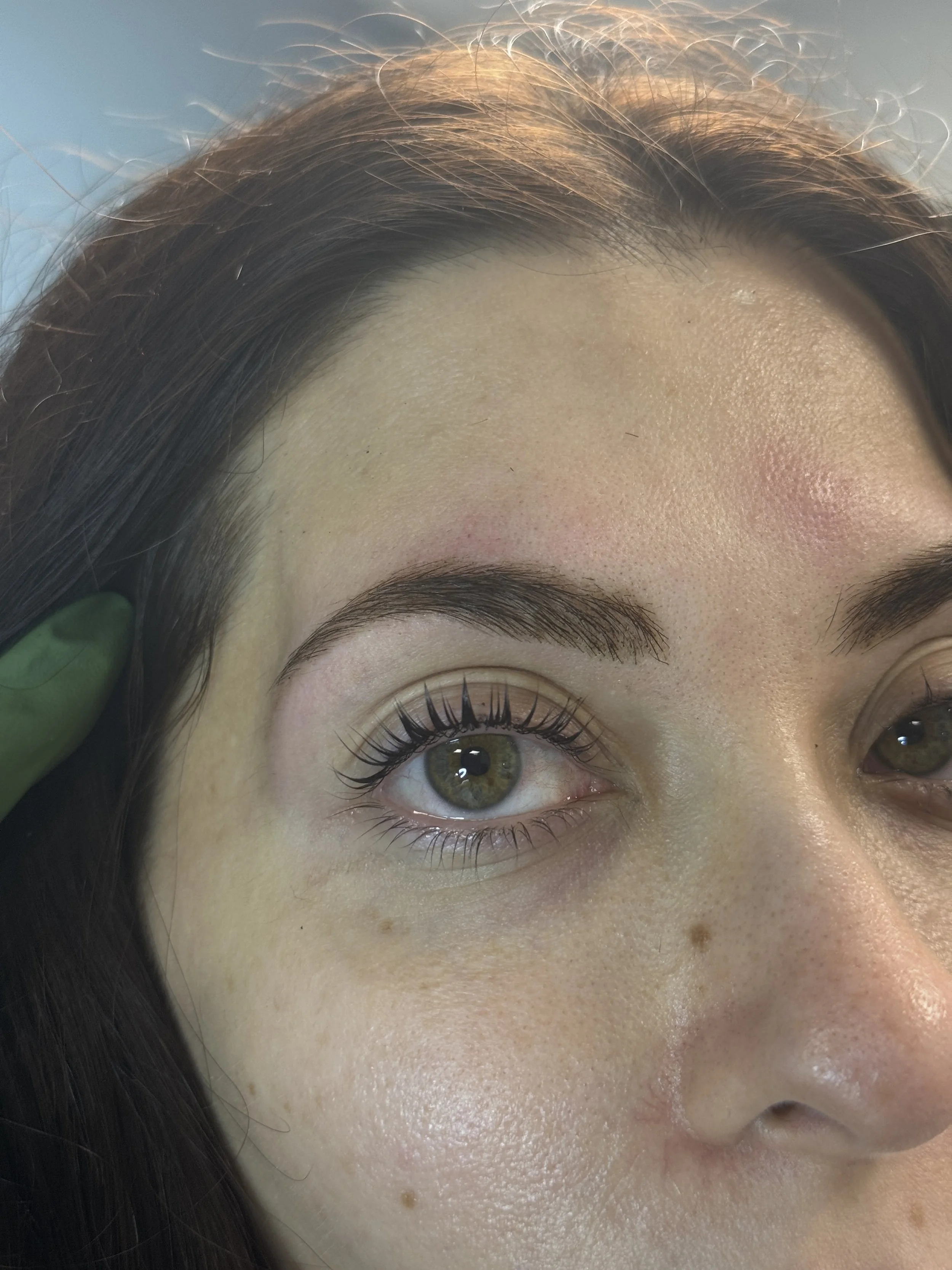 brow tint and wax, with lash lift in woodbury, long island, new york