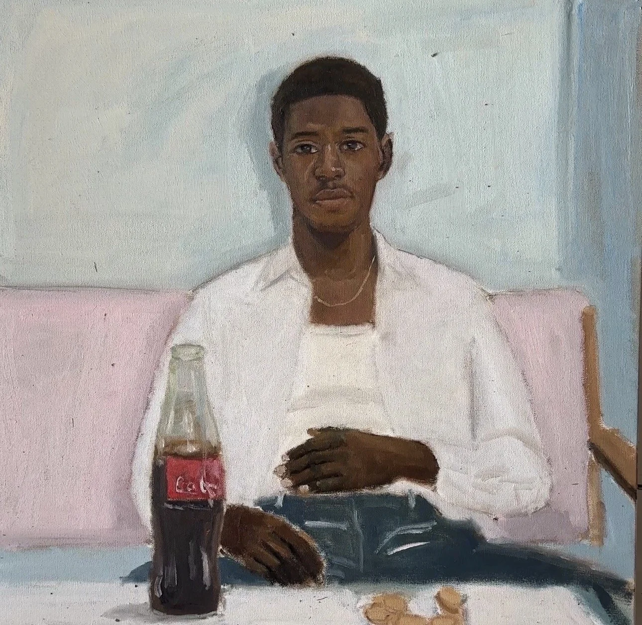 Coca-Cola and Peanuts 24x24 $3500