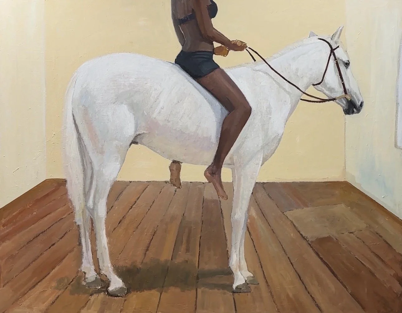 The Headless Horsewoman 48x60 $7000
