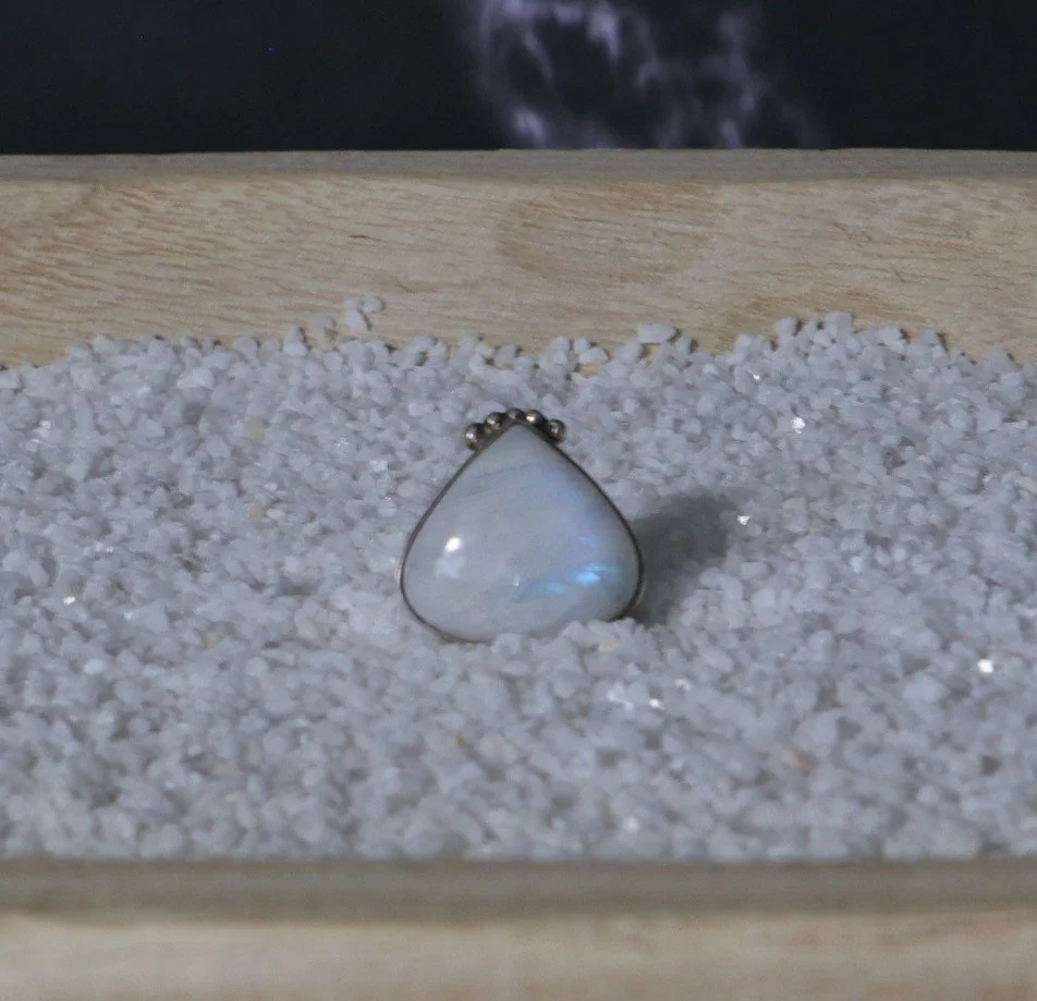 Moonlit Veil Ring