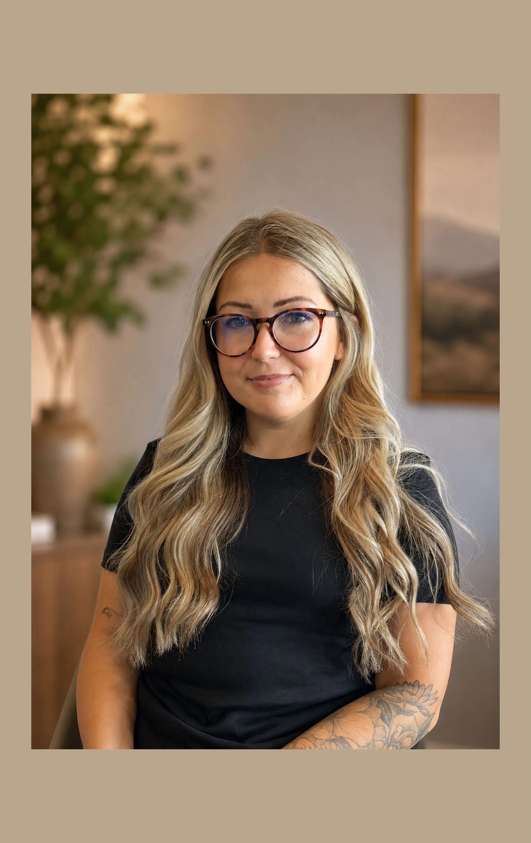 Portrait of Sydney Rogers, registered massage therapist at Lakewood Massage & Wellness.