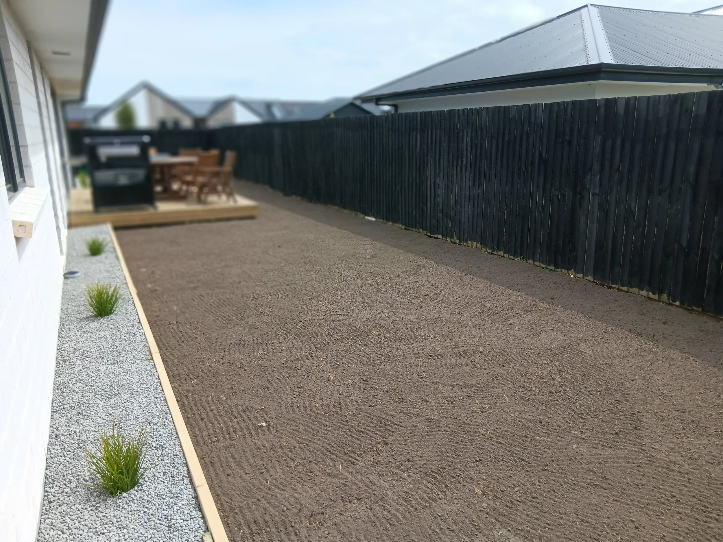 Lawn hydroseed prep