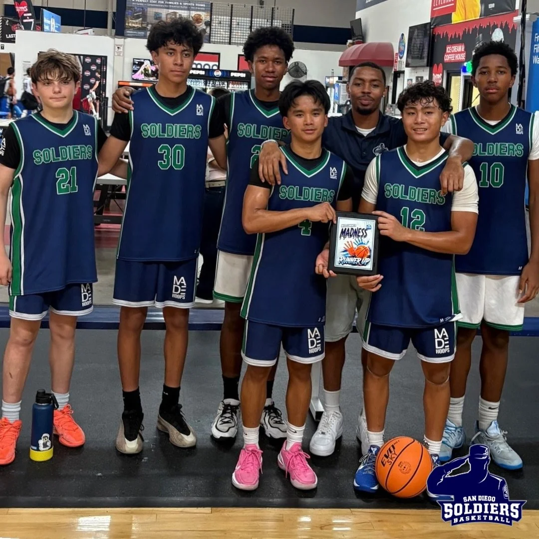 🥈🏀 Runner-Up at Mid Summer Madness!

Proud of our 15U Soldiers for an outstanding weekend competing at the Mid Summer Madness tournament hosted by AVAC United in Los Angeles. 💪

This team played with heart, trusted one another, and continued to gr