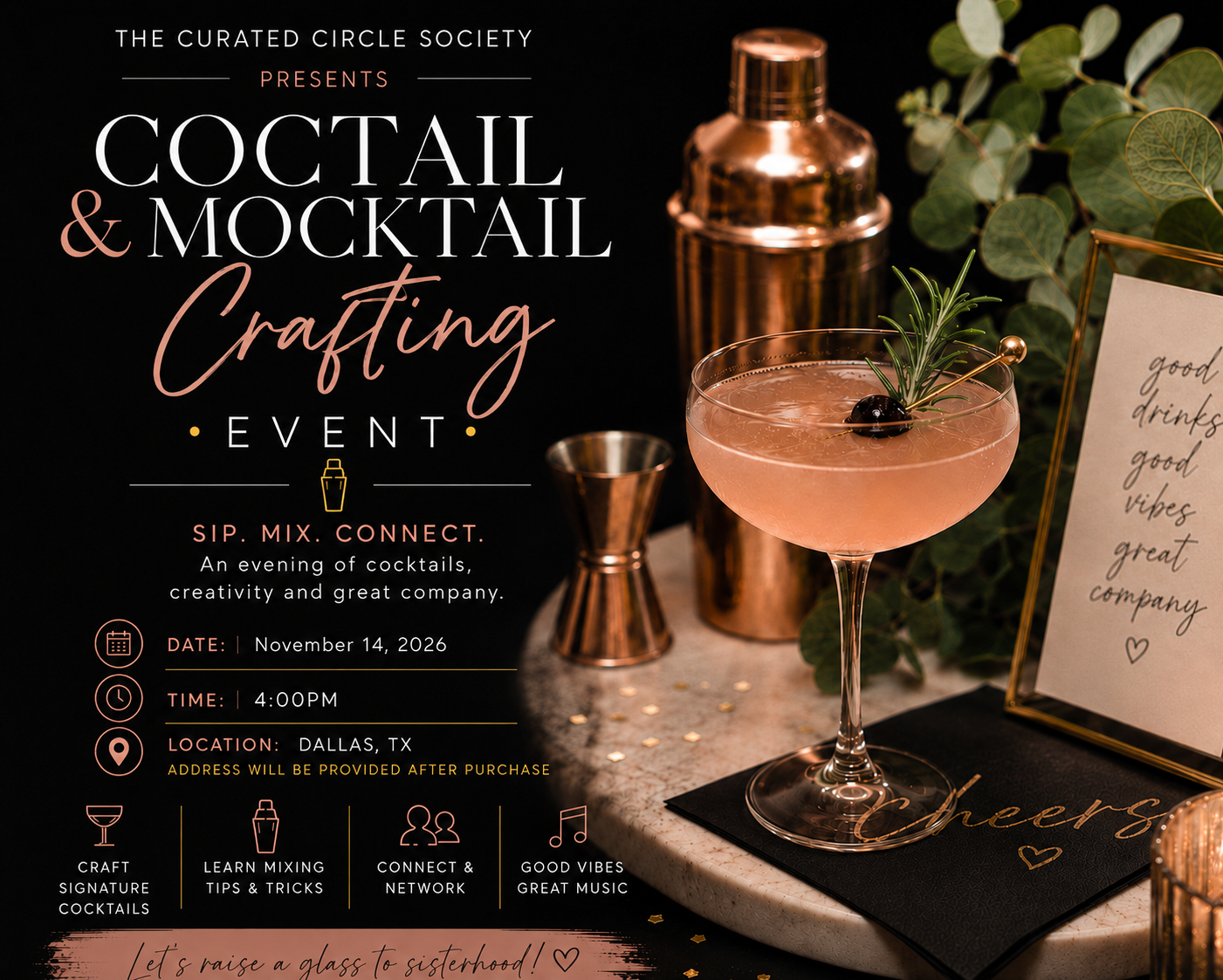 Cocktail & Mocktail Crafting