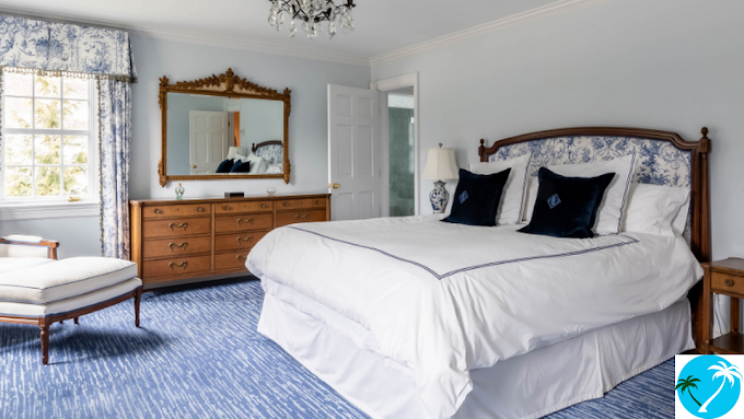 Clean and comfortable residential bedroom.