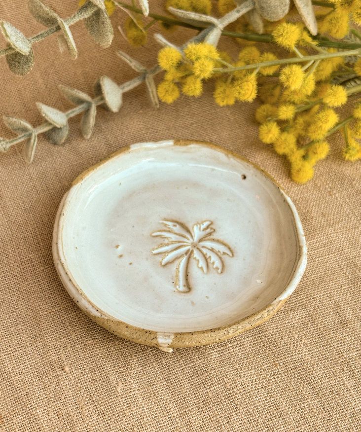 Handmade Small Trinket Dish, Palm