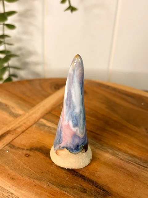 Twilight Hues Ceramic Ring Cone