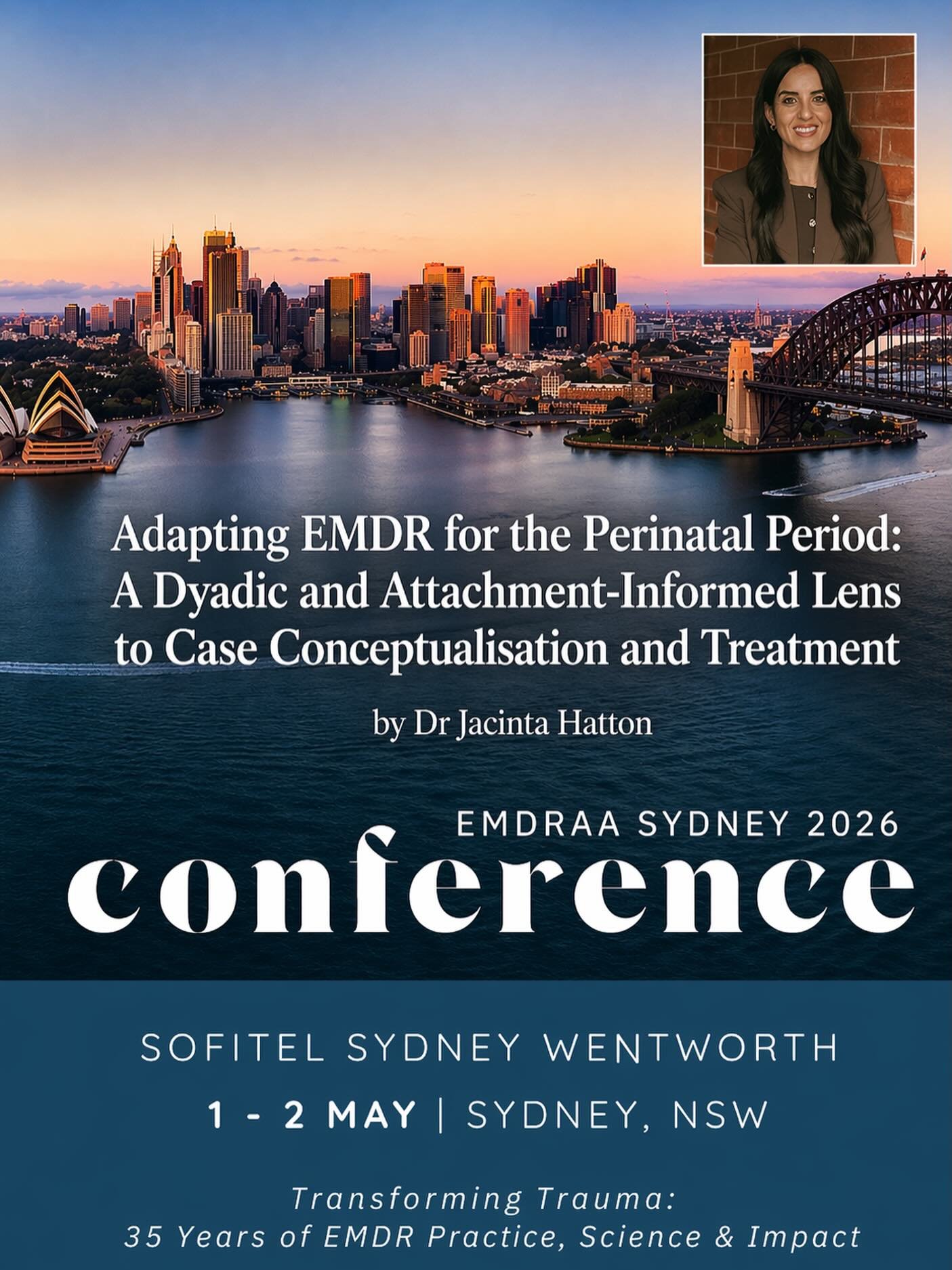 I am excited to finally share my newly published presentation for the EMDRAA Conference 2026:

&ldquo;Adapting EMDR for the Perinatal Period: A Dyadic and Attachment-Informed Lens to Case Conceptualisation and Treatment.&rdquo;

This work reflects a 