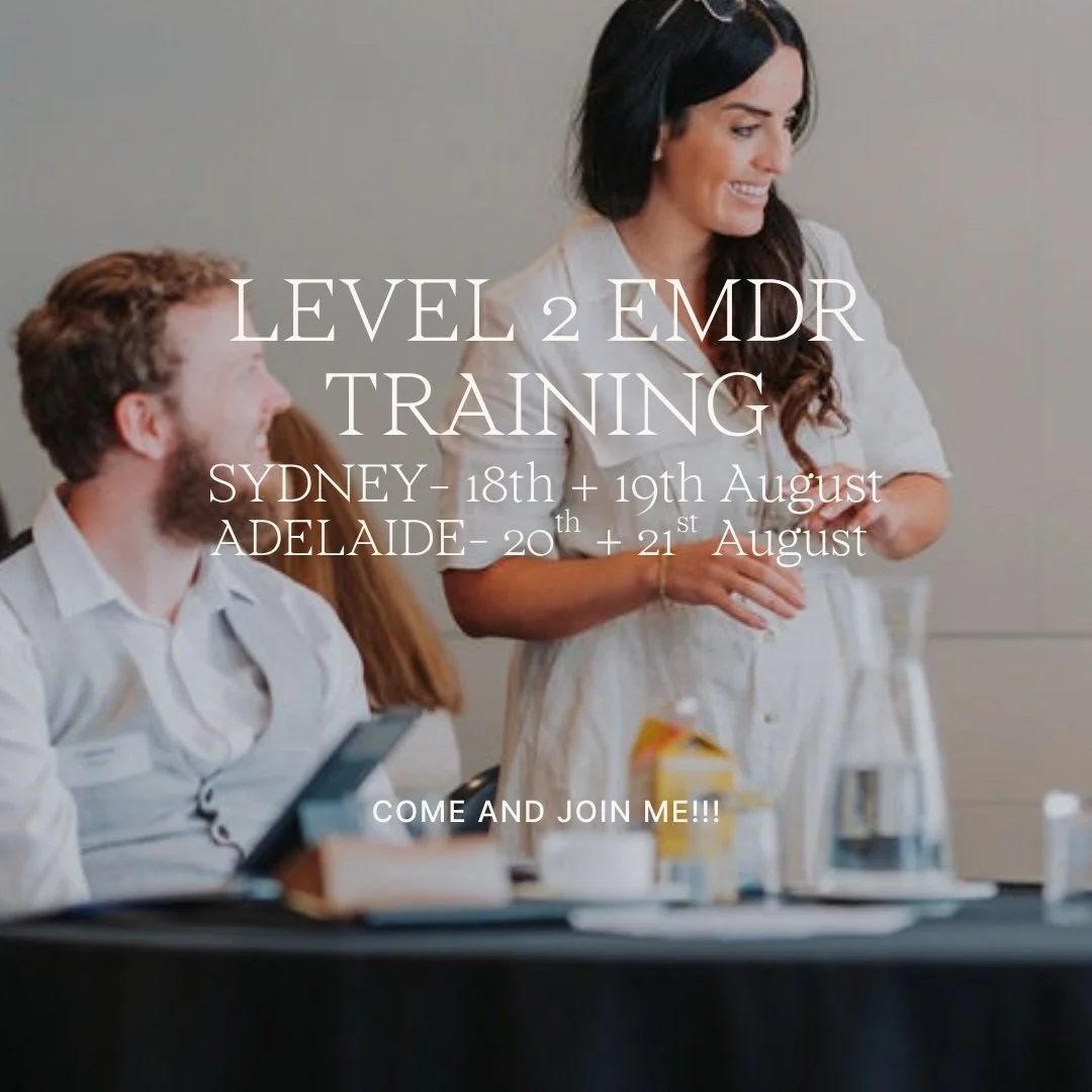 Join me this month in Sydney and Adelaide for two engaging and information-packed days of EMDR Level 2 Training!! I&rsquo;m looking forward to connecting with clinicians, sharing practical skills, and exploring the next level of EMDR practice togethe