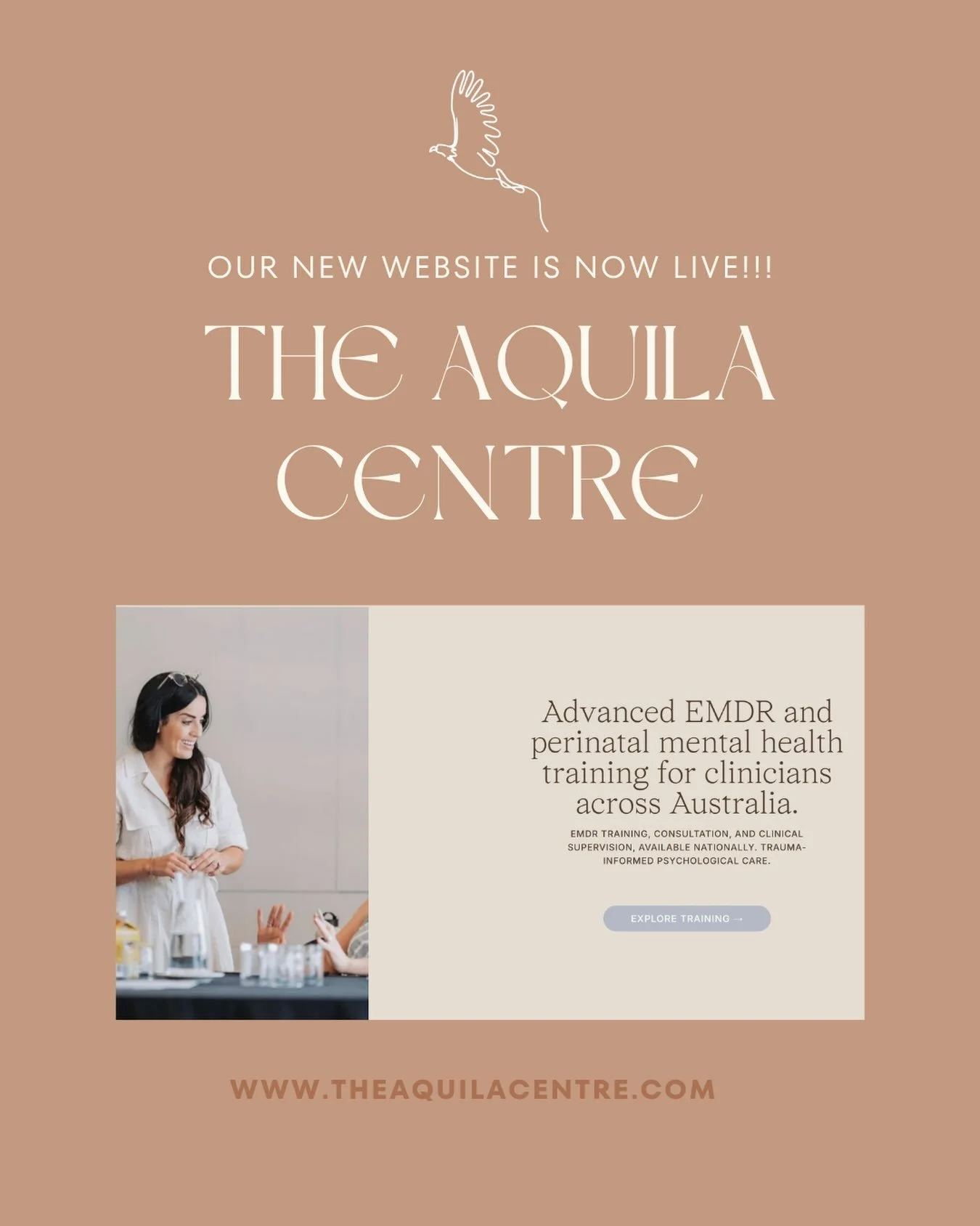 A new chapter for The Aquila Centre!!

We&rsquo;re excited to share that thanks to @studio.wednesday The Aquila Centre has undergone a complete brand and website redevelopment- reflecting an evolving focus on Training, Supervision and Consultation fo