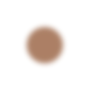 A brown circle with a background of red and yellow colors.