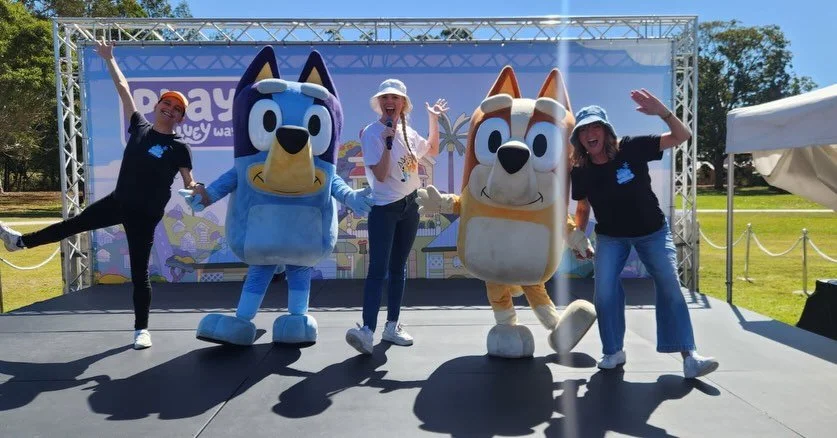 A playful weekend at Wittonga Park, playing the Bluey way 💙🧡