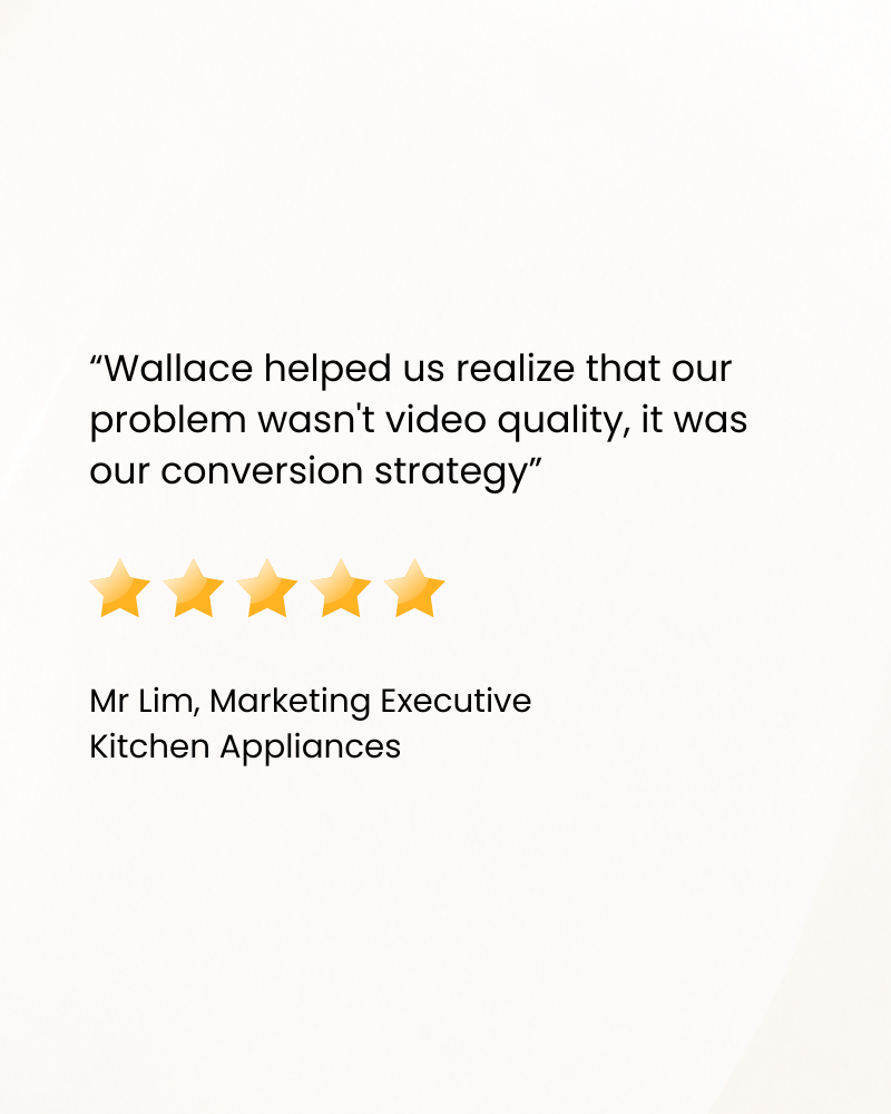 Mr Lim, Marketing Executive, Kitchen Appliances