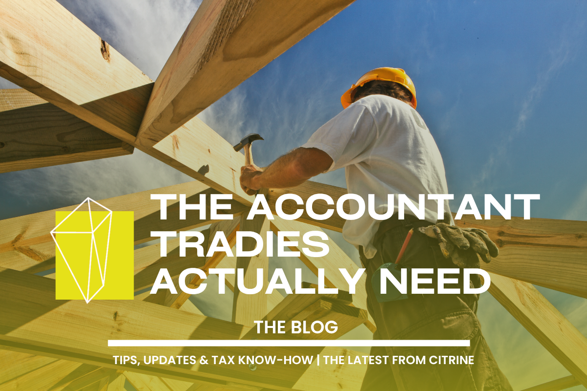 The Accountant Tradies Actually Need