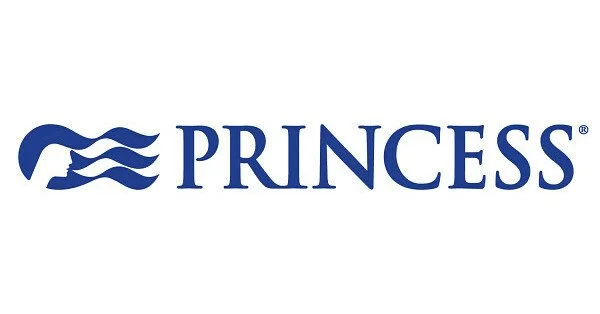 Princess logo with stylized waves and the word 'PRINCESS' in blue capital letters.