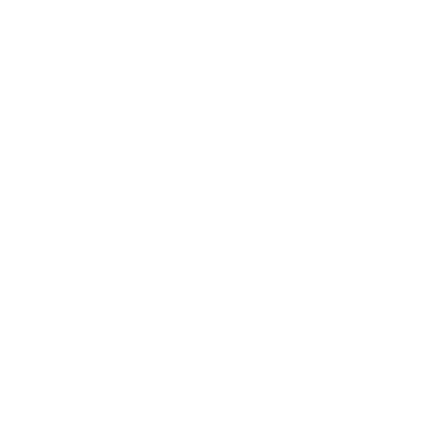Simplified white line drawing of a person wearing a hard hat on a black background