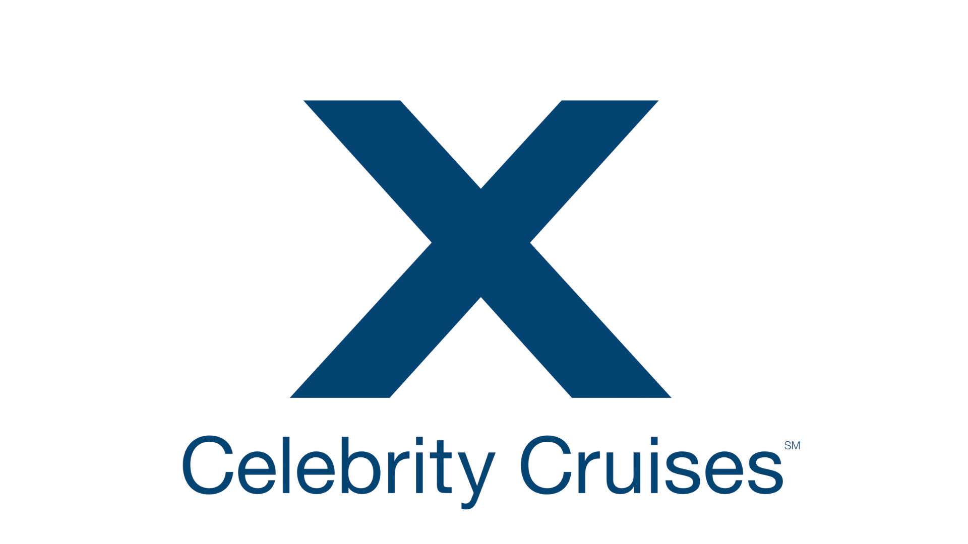 The Celebrity Cruises logo featuring a large dark blue 'X' and the words 'Celebrity Cruises' beneath it.