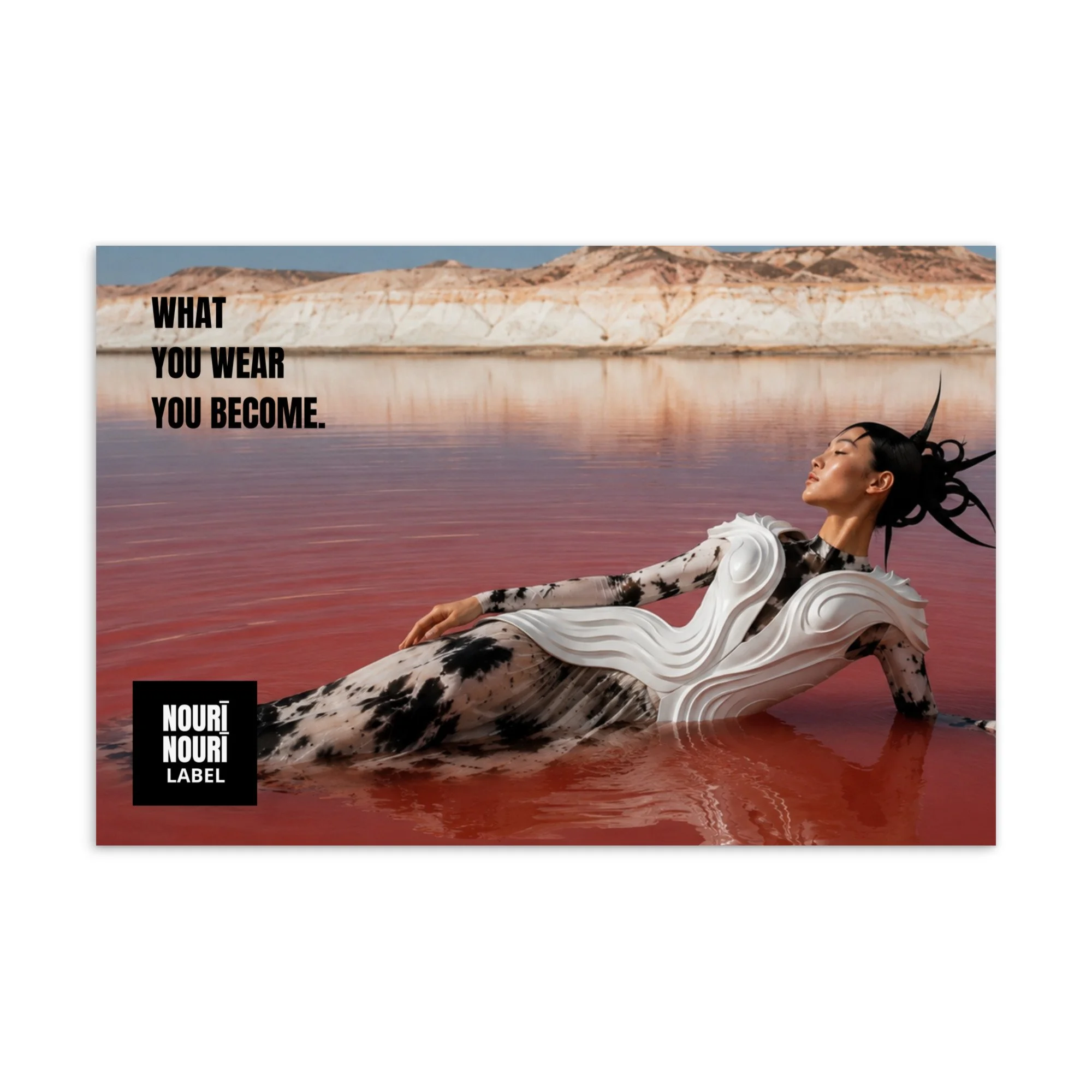 NOURĪ NOURĪ LABEL — Postcard