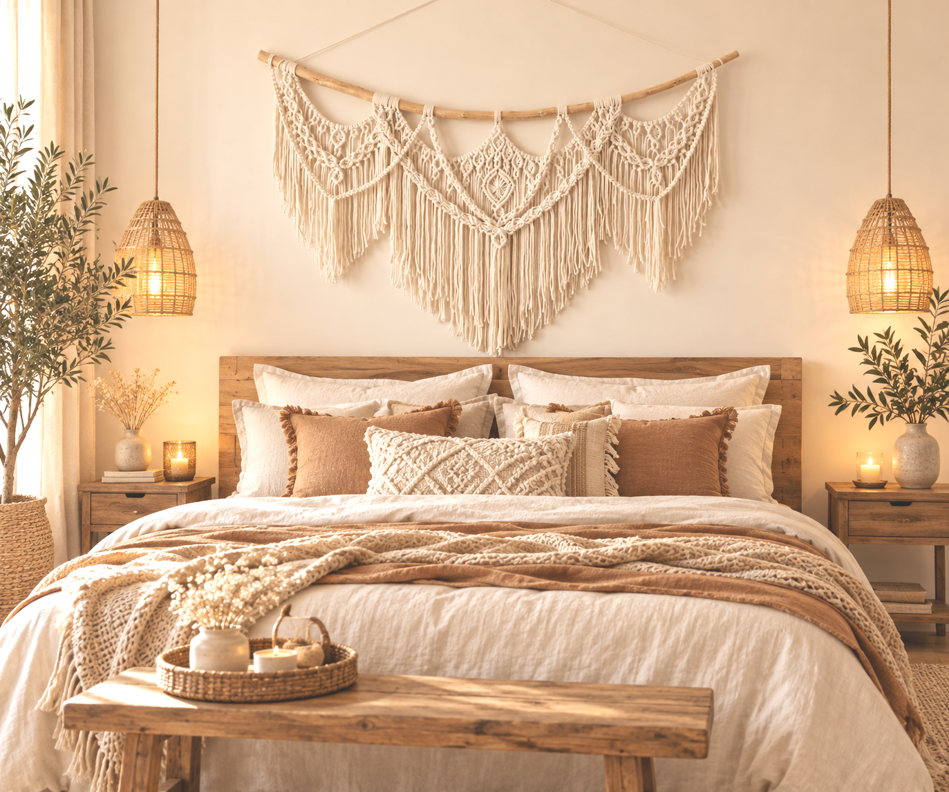 Macramé WOOD XXL