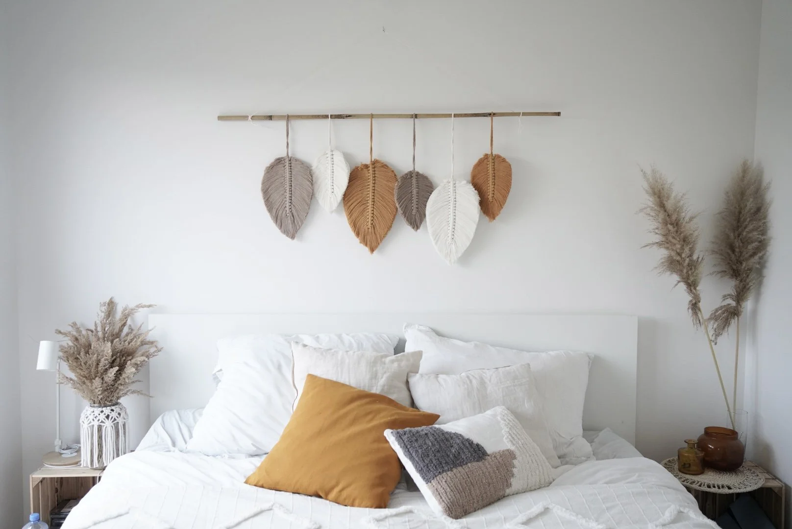 The Feather Collection – Mustard Accent