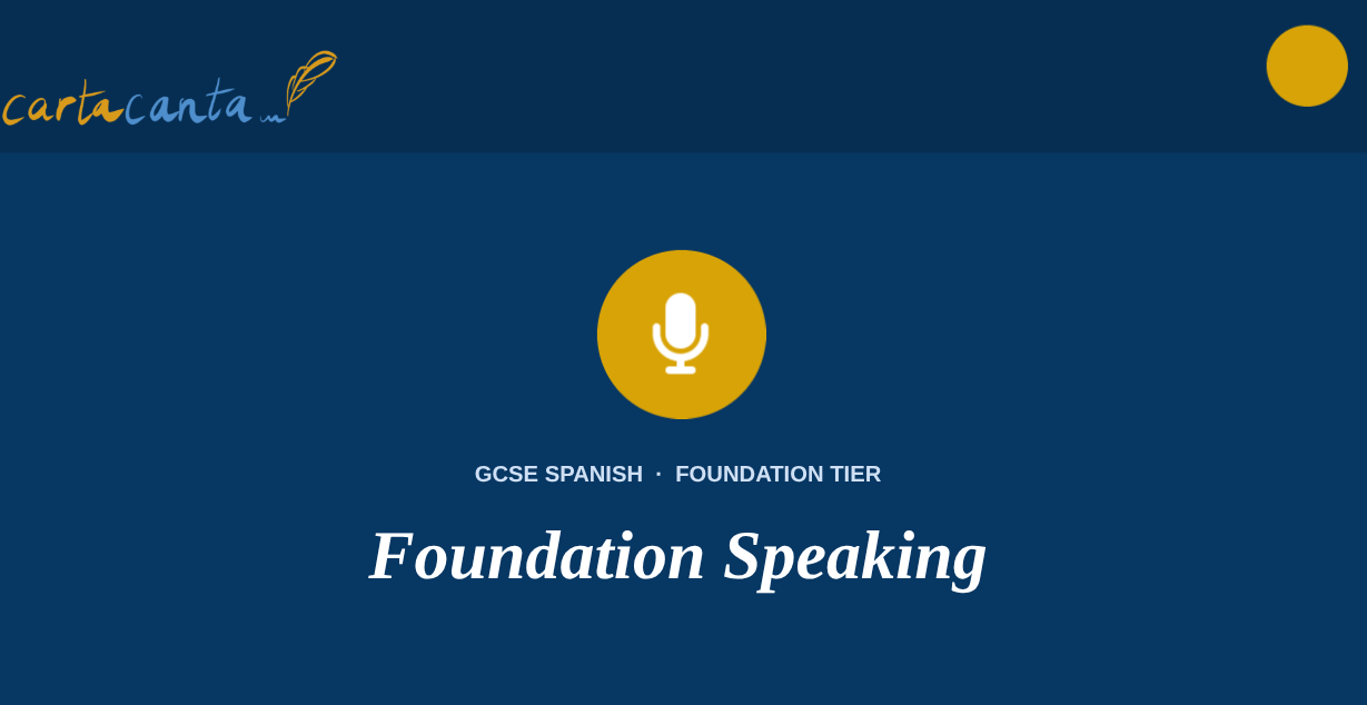 Spanish GCSE Speaking Foundation Exam Booklet - Pearson Edexcel  + Teacher Presentation