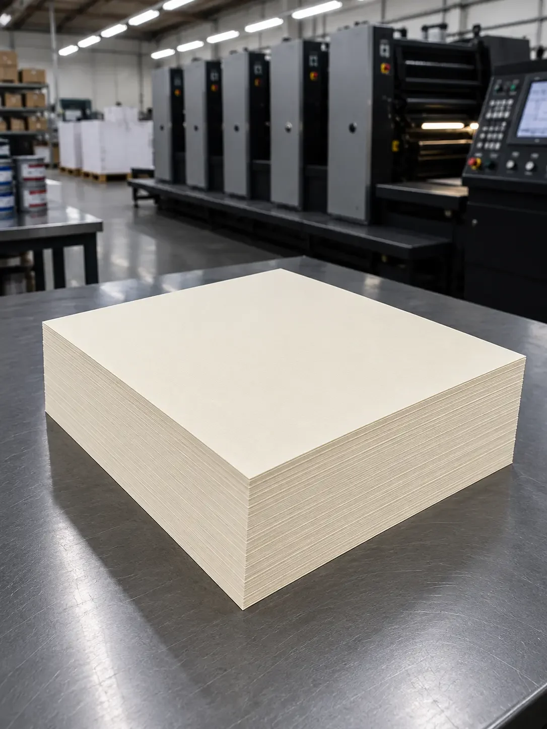 bahan kertas ivory untk packaging makanan di trio jaya