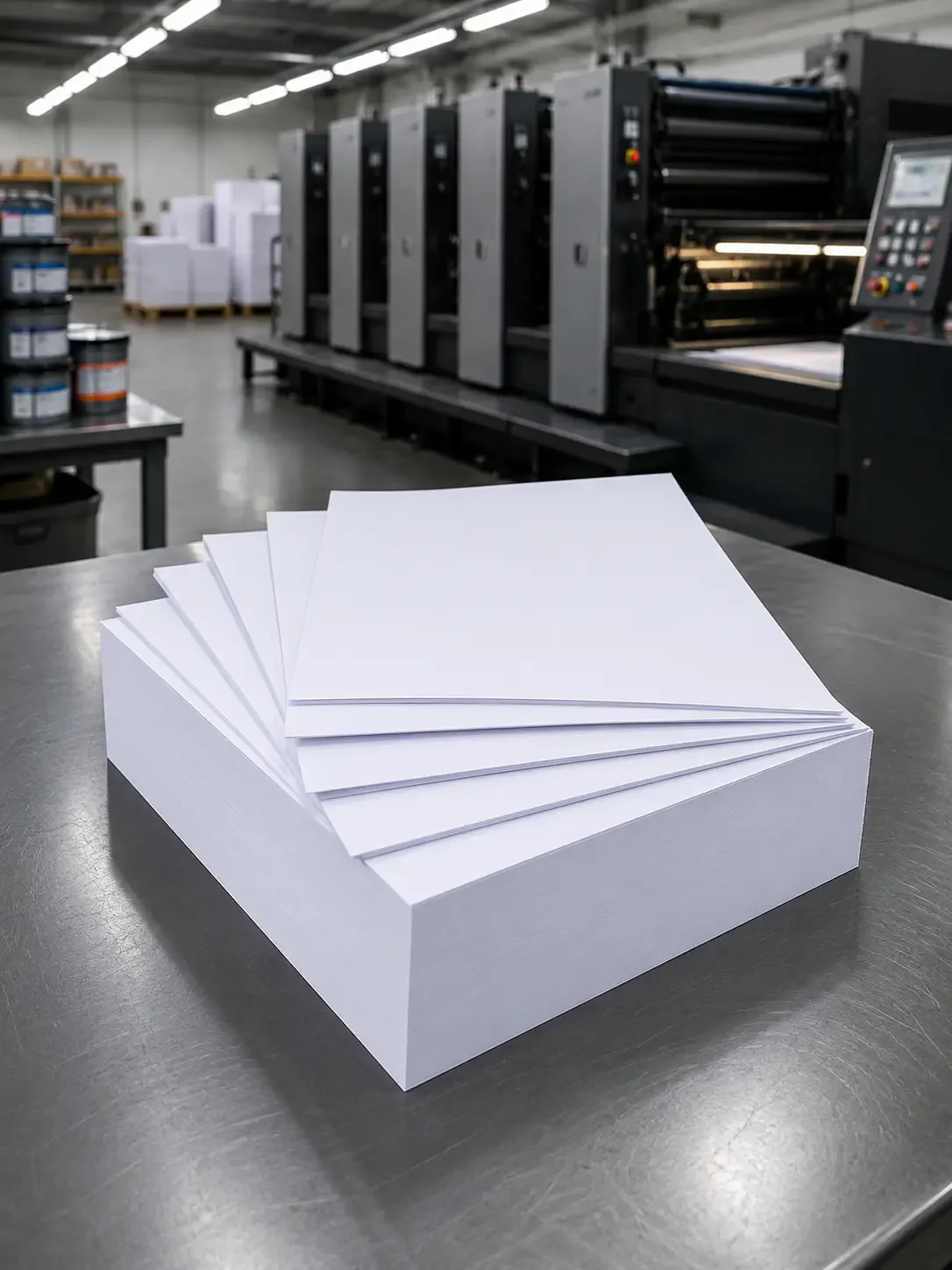 kertas art atau matte paper di trio jaya untuk brosur