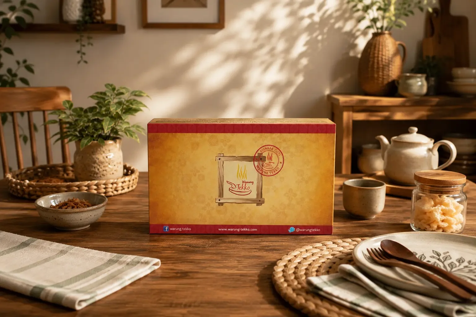 Hasil cetak print kemasan packaging makanan di trio jaya