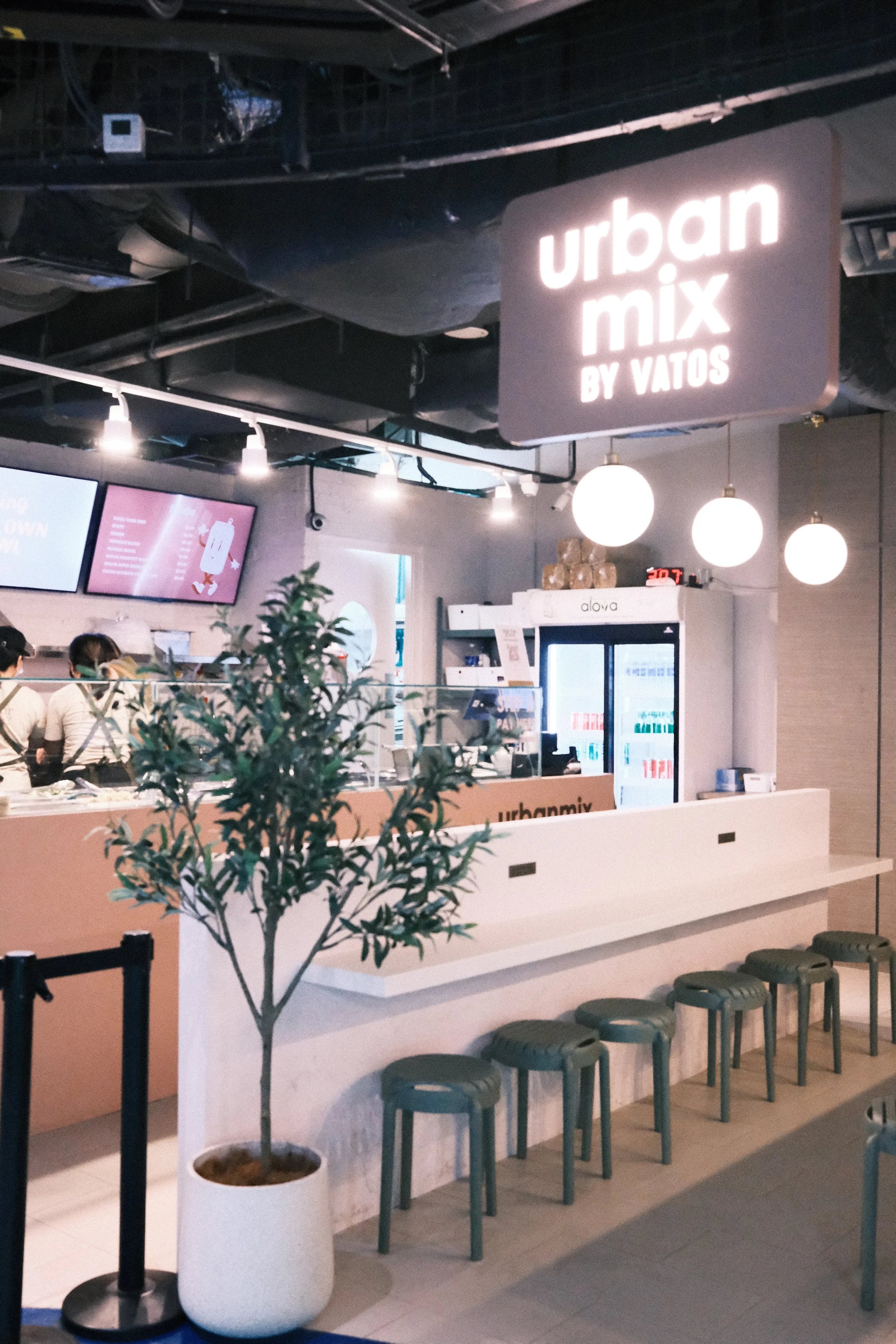 Interior of Urban Mix at One Raffles Place, Singapore