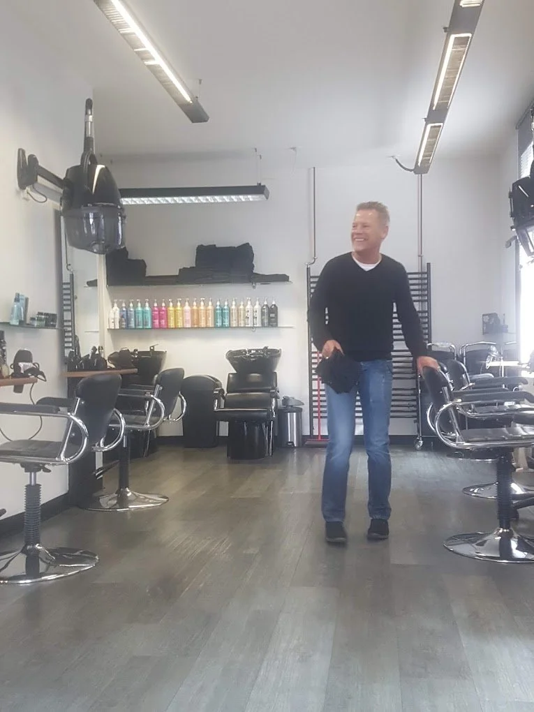 Randall Turner, owner and lead hairdresser at Carlton Hair Corp Hair Salon, Christchurch.