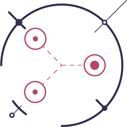 Diagram showing subatomic particles, including protons, neutrons, and electrons, within an atom.